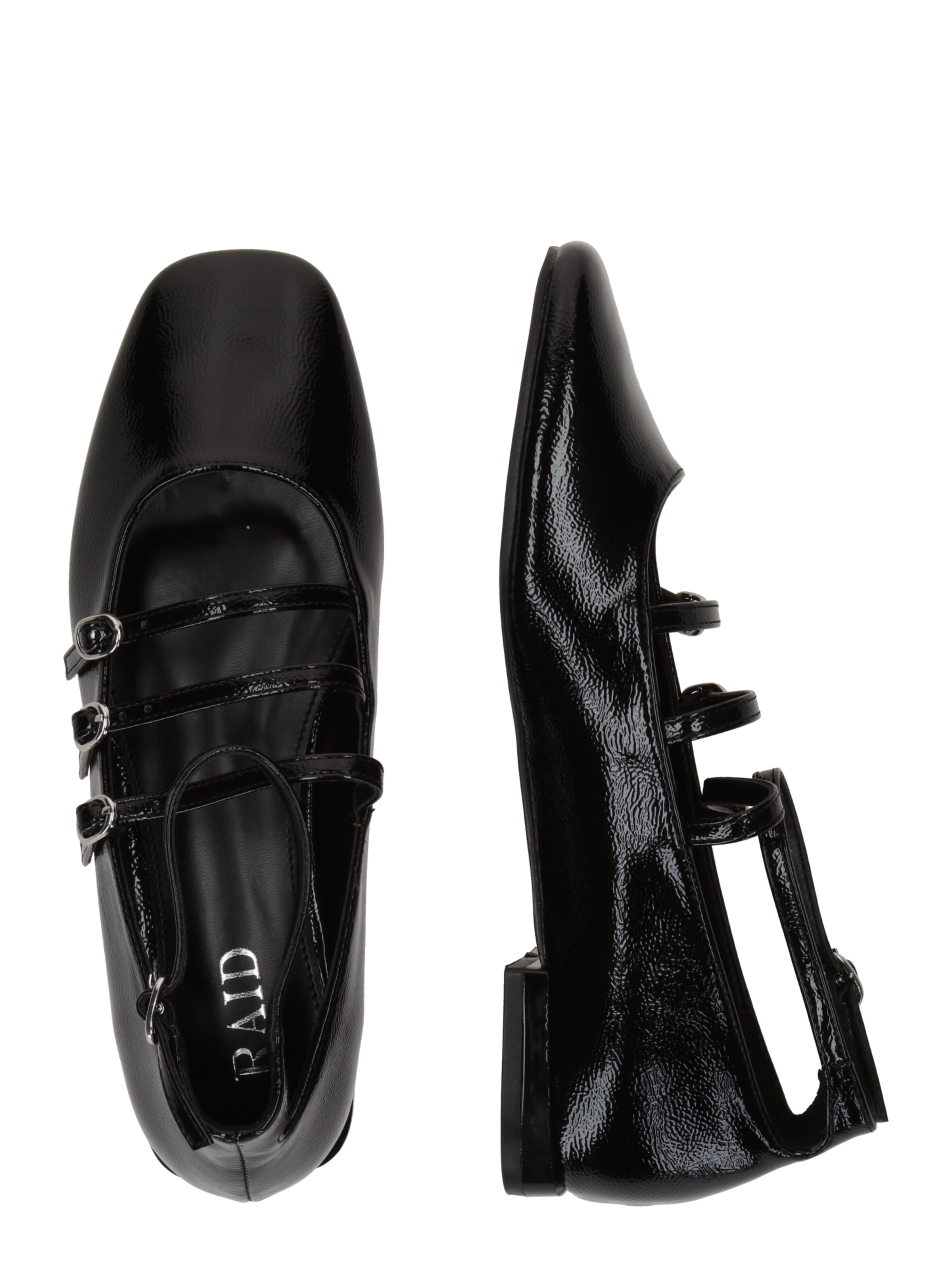 Raid Strap ballerina in Black