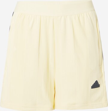 ADIDAS SPORTSWEARregular Sportske hlače 'TIRO' - žuta boja: prednji dio