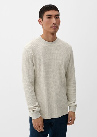 T-Shirt s.Oliver en beige : devant