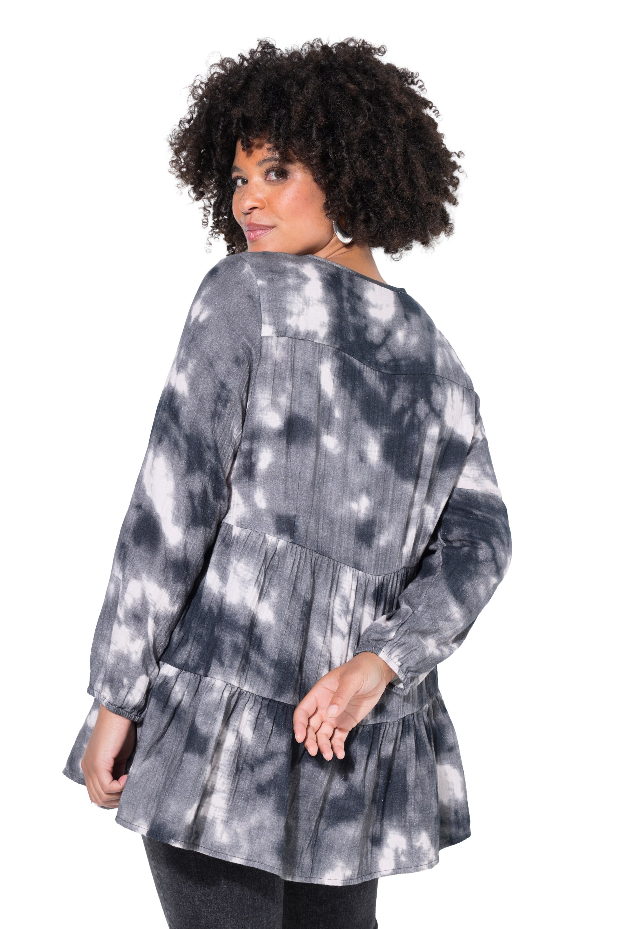 Angel of Style Blouse in Grey