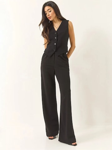 Pantalons de tailleur Bianco Lucci en noir