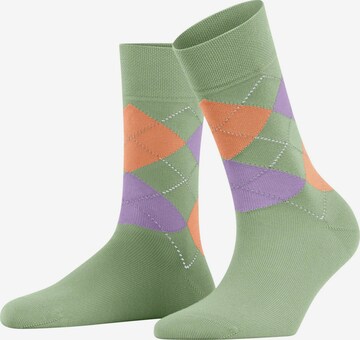 FALKE Socken 'Sensitive Argyle' in Grün: Vorderseite