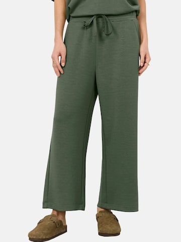Wide leg Pantaloni di Soyaconcept in verde: frontale