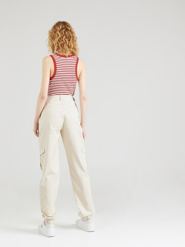 Tapered Pantaloni cargo di Tommy Jeans in beige
