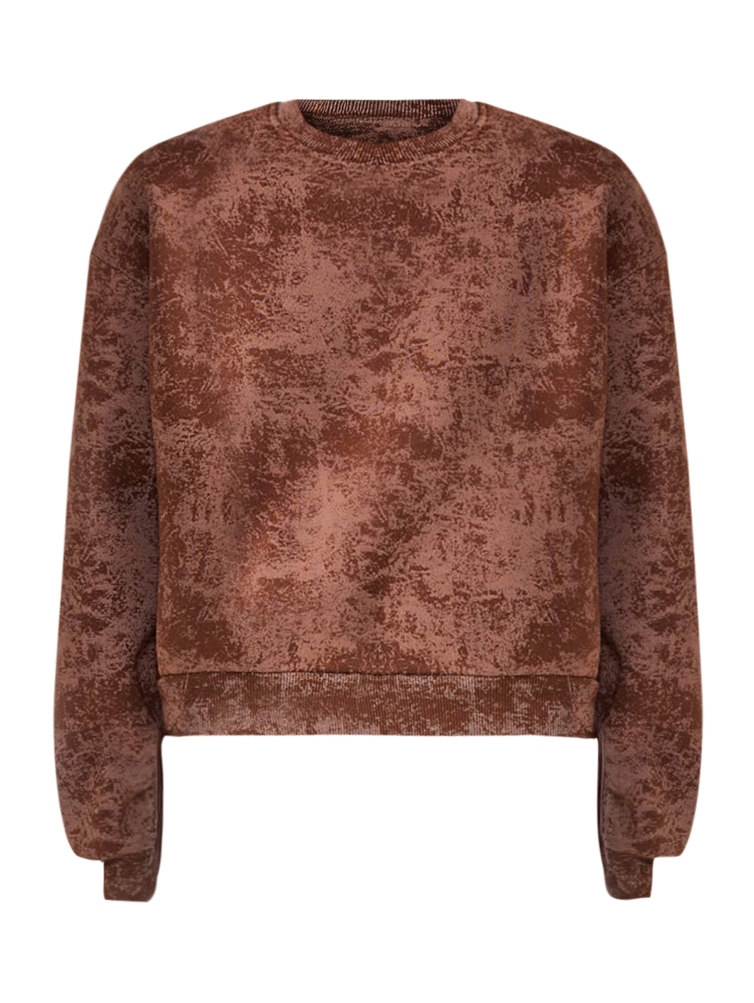 No Matter What Sweatshirt in Brown: front