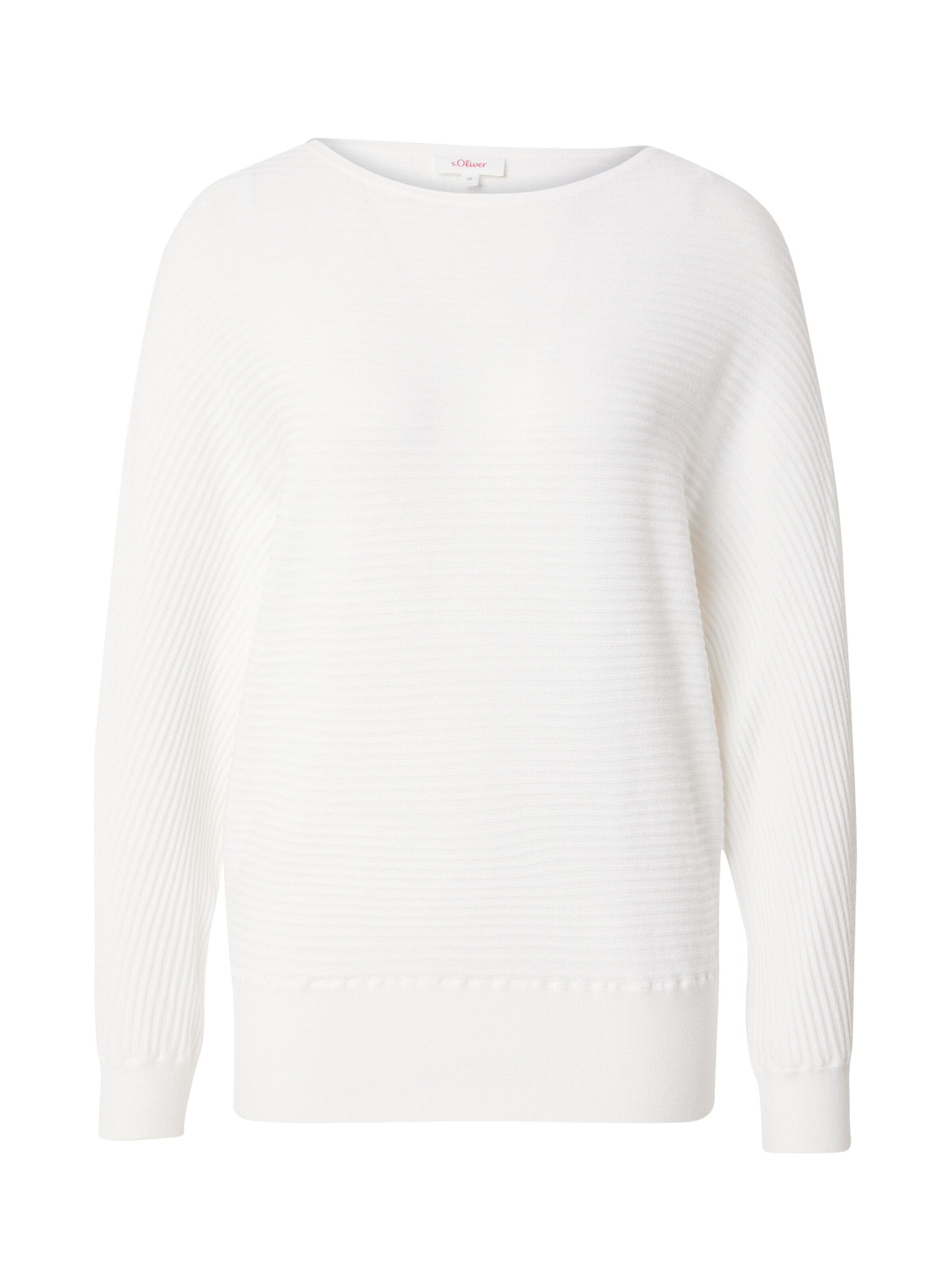 s.Oliver Pullover in Weiß: Vorderseite