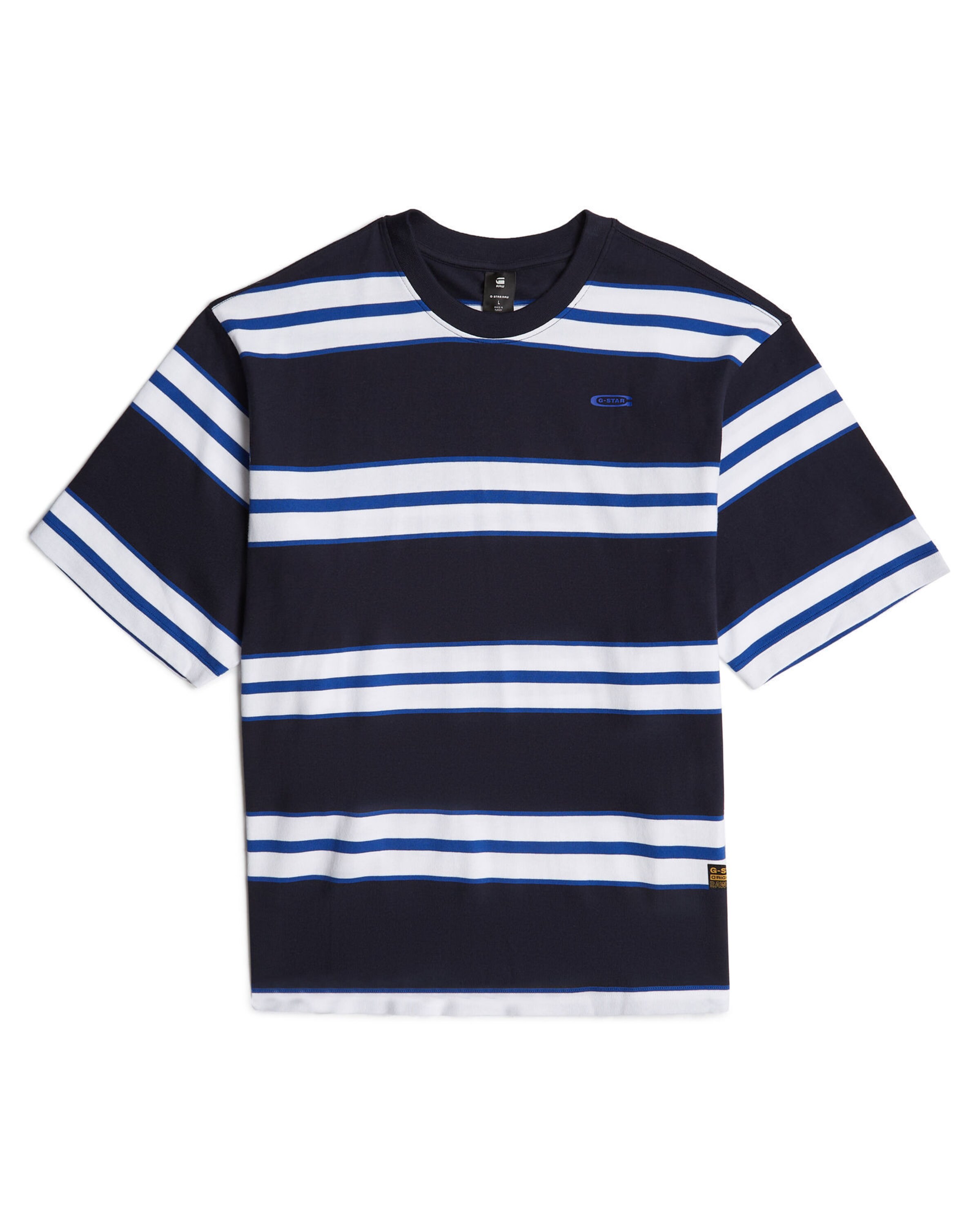 G-STAR Shirt 'Boxy' in Blue: front