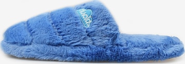 Nuvola. Slipper 'Zueco Bee' in Blue: front