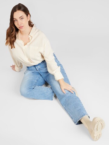 zils Levi's® Plus Paplatināti gali Džinsi 'PL 501 Jeans For Women'