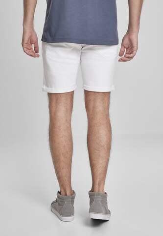 Urban Classics Slimfit Shorts in Weiß