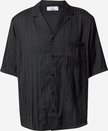 Sinned x ABOUT YOU Comfort fit Button Up Shirt 'Ricardo' in Black: front