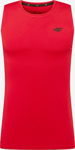 4F Performance Shirt in Red: front