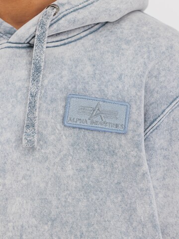 ALPHA INDUSTRIES Majica | siva barva