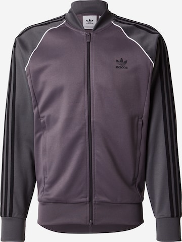 ADIDAS ORIGINALS Кофта на молнии 'Adicolor Classics Sst' в Серый: спереди