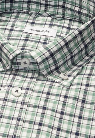 Coupe regular Chemise SEIDENSTICKER en vert