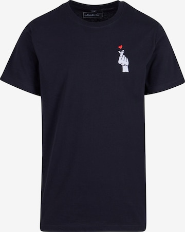T-Shirt 'Love Sign' Mister Tee en noir : devant