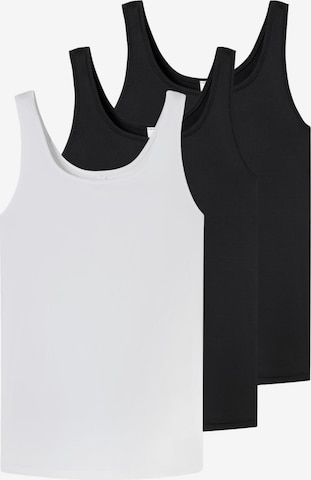 SCHIESSER Undershirt 'Unique Mirco' in Black: front