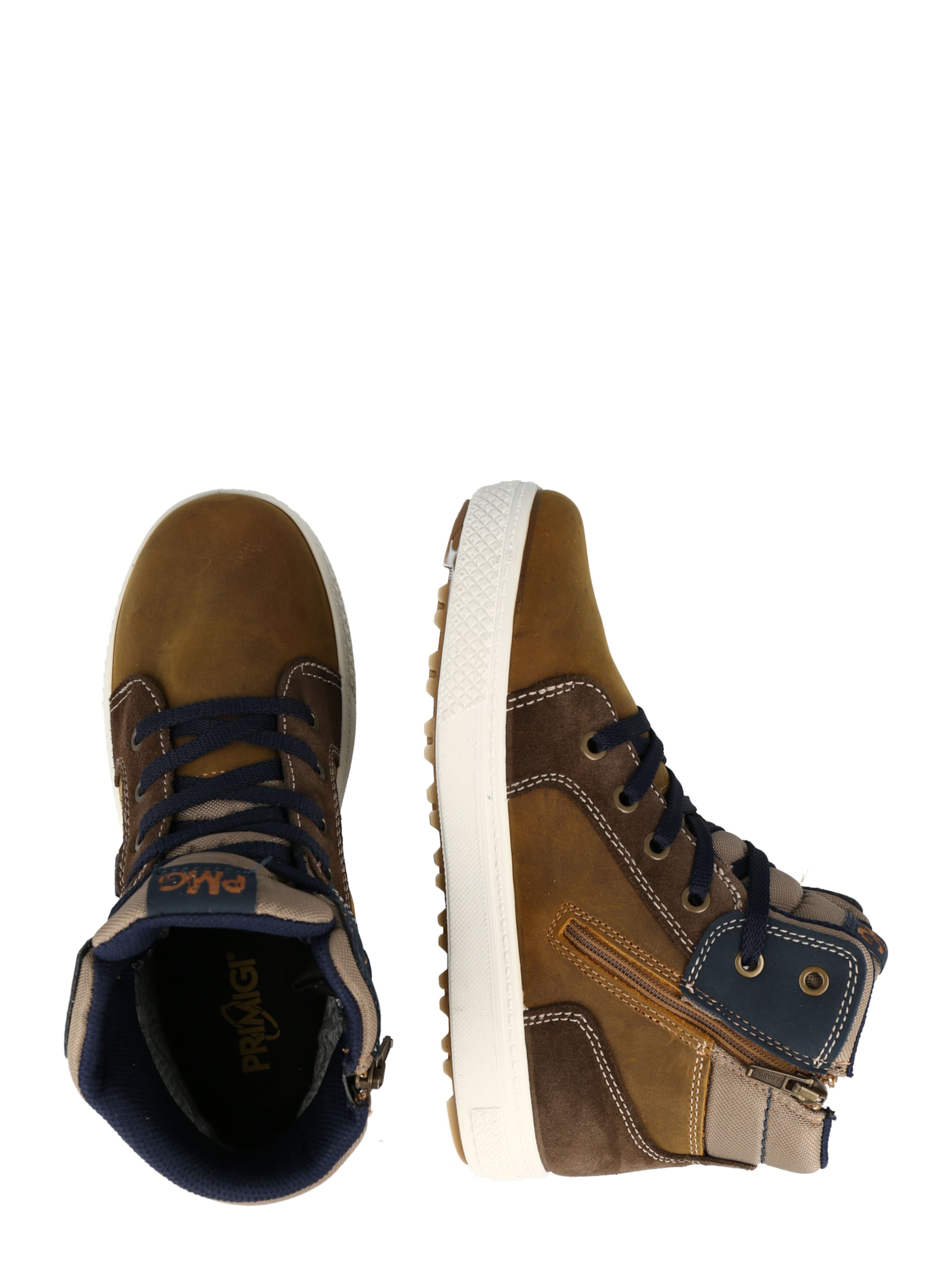 Baskets 'PBYGT' PRIMIGI en marron