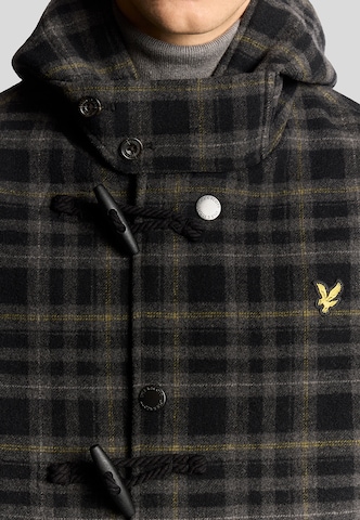 Lyle & Scott Tussenjas 'Modular Tartan' in Zwart