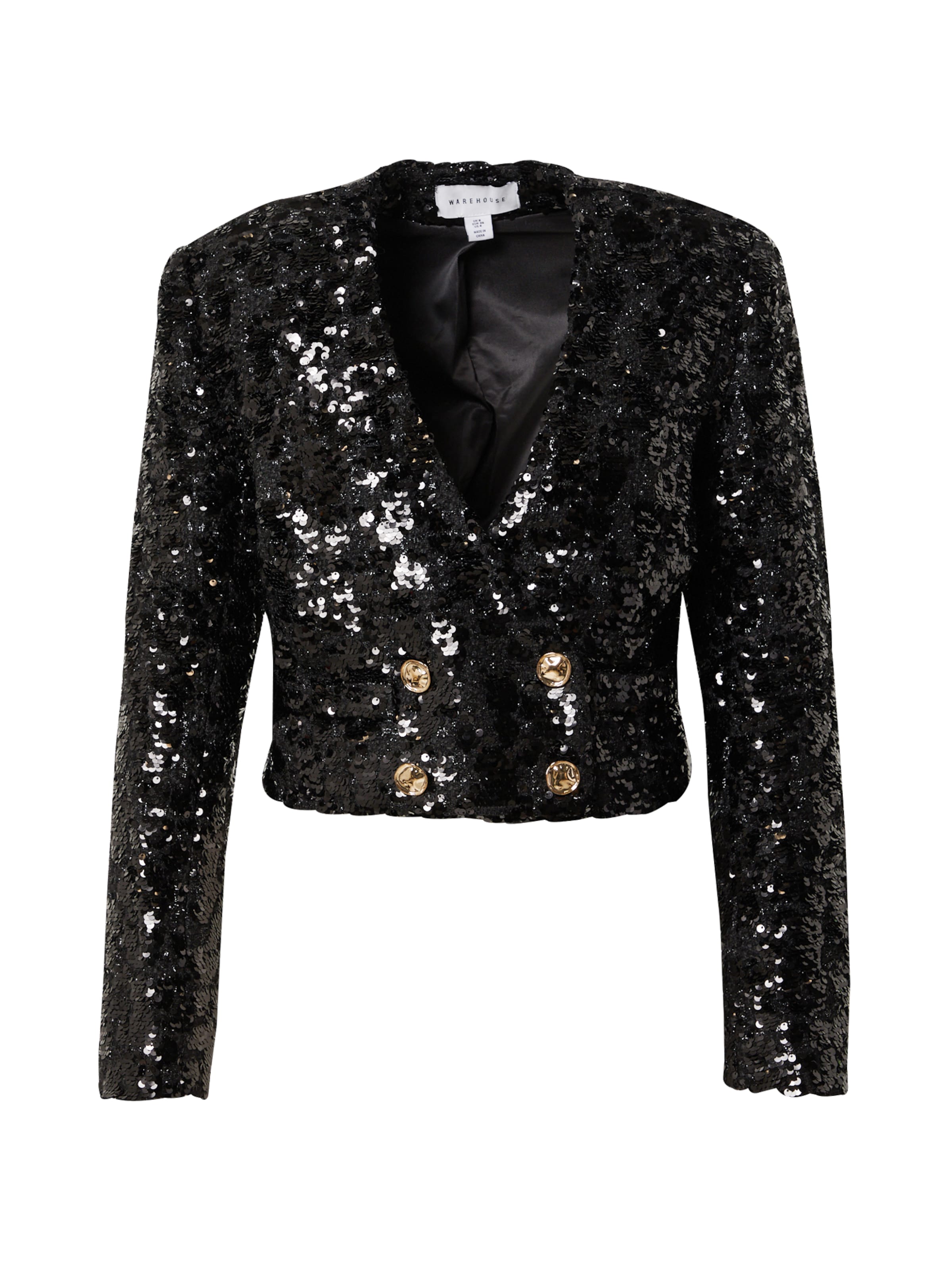Warehouse Blazer in Schwarz: Vorderseite