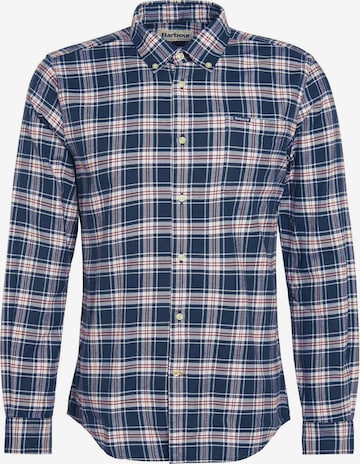Barbour Regular fit Button Up Shirt 'Langton' in Blue: front