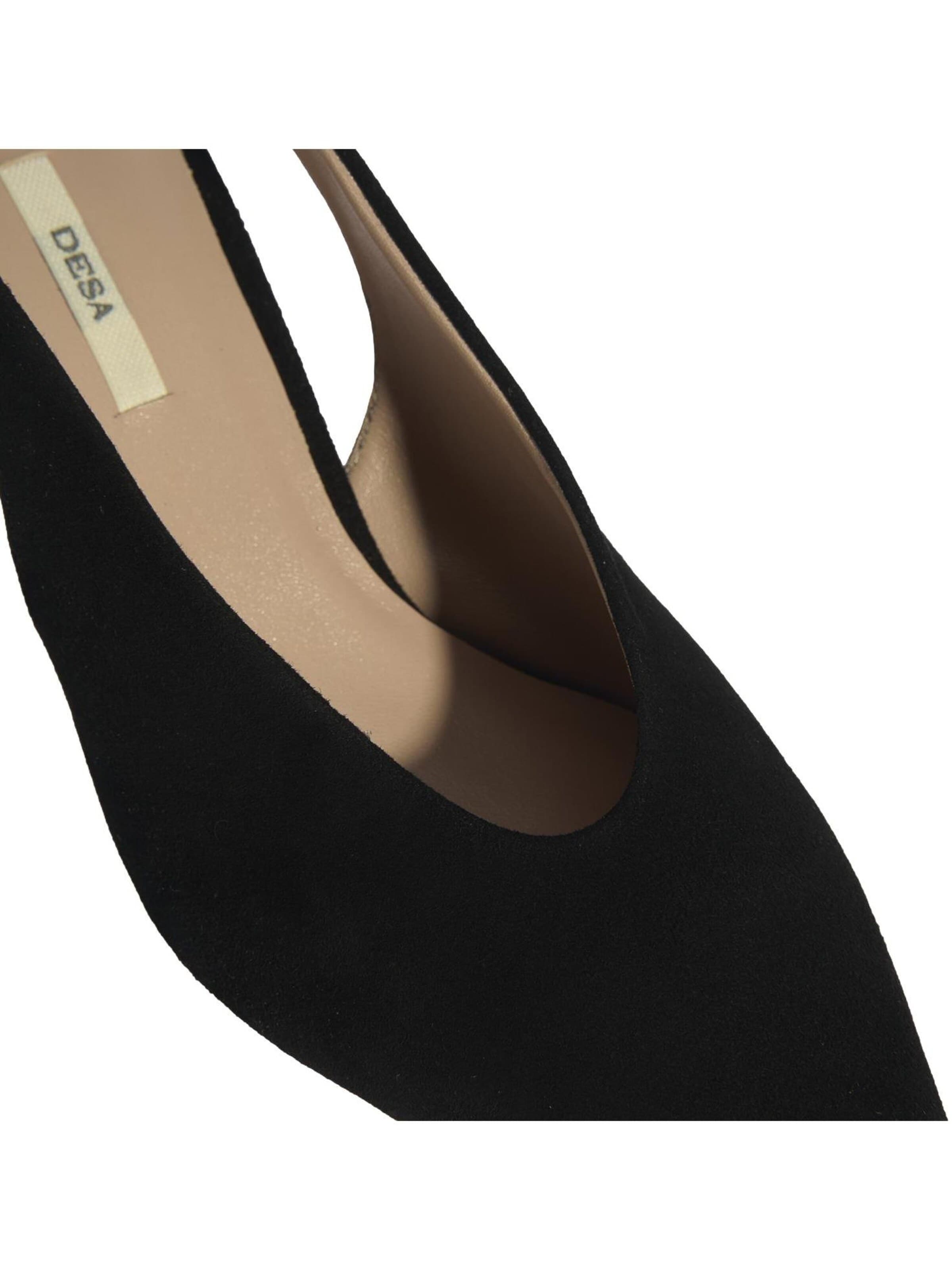 Desa - Zapatos destalonado 'High Heels' en negro