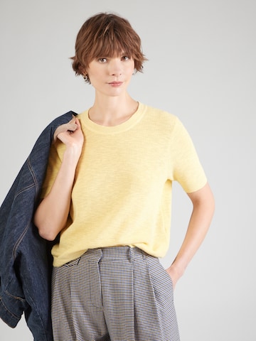 Pullover 'PETRINA' di NÜMPH in giallo: frontale