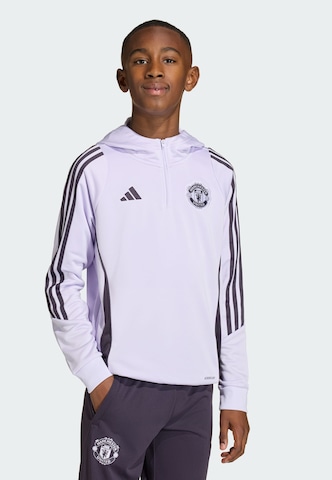 ADIDAS PERFORMANCE - Camiseta deportiva 'Manchester United Tiro 25 Competition' en lila: frente