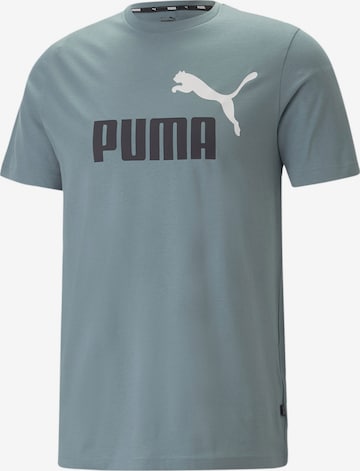 PUMA Performance Shirt 'Essentials' in Blue: front