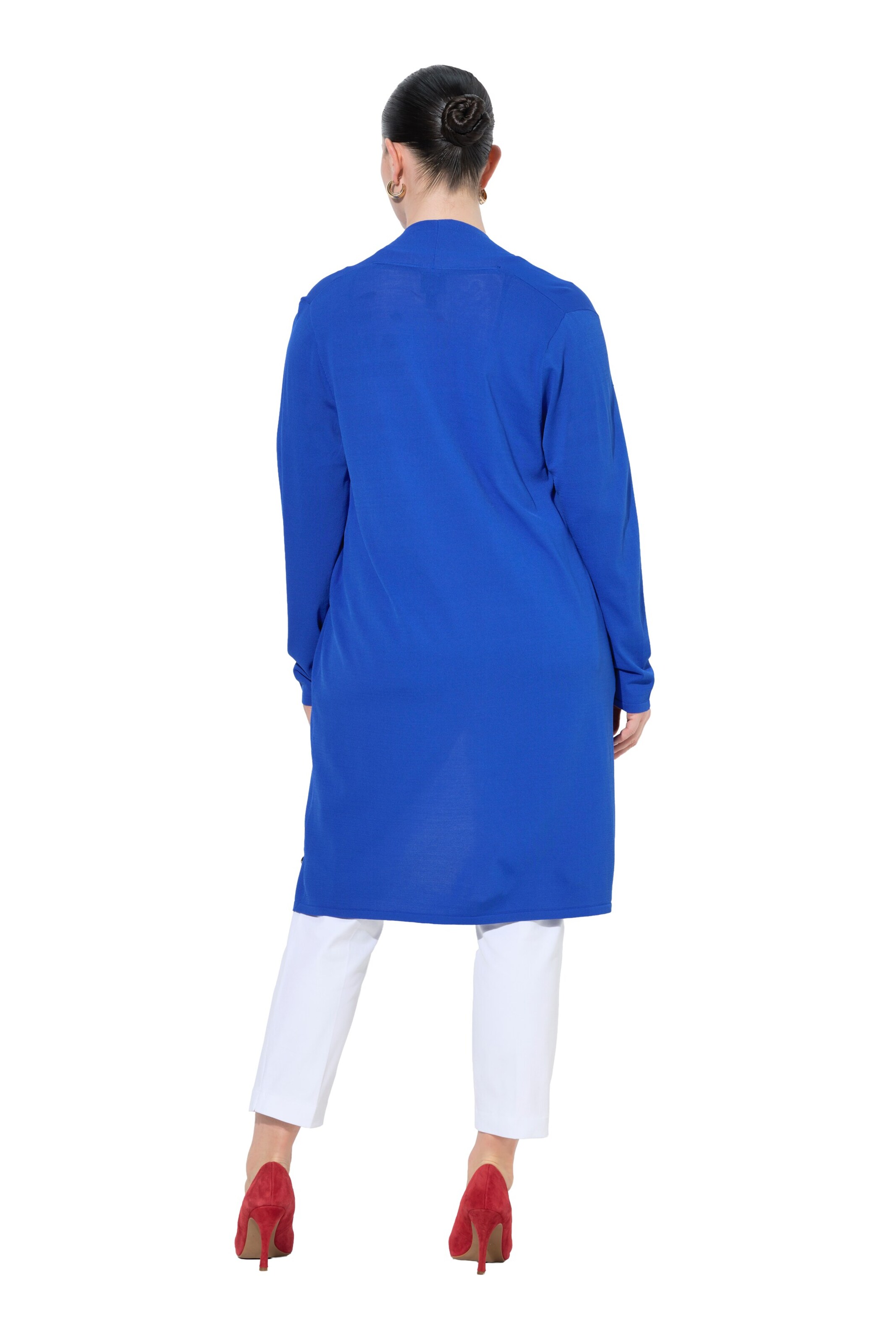 Ulla Popken Strickjacke in Blau