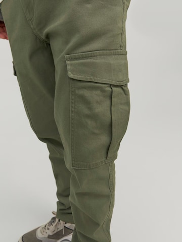 JACK & JONESSlimfit Cargo hlače 'JJIMarco JJJoe' - zelena boja