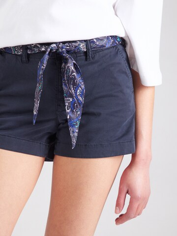 Superdry Normalny krój Chinosy 'Classic' w kolorze niebieski