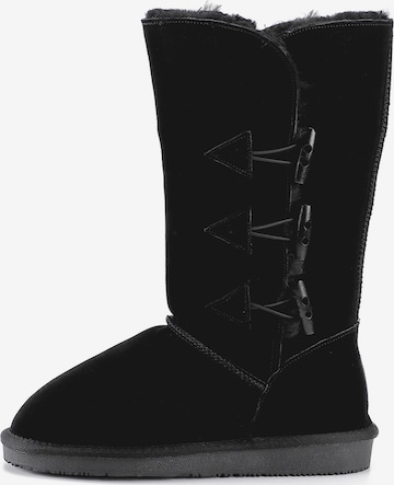 Boots da neve 'Cornice' di Gooce in nero: frontale