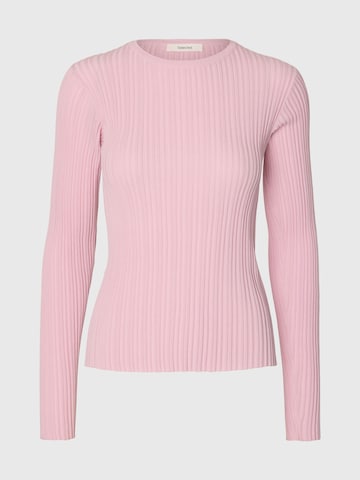 SELECTED Sweter 'SLWTOLEDO' w kolorze różowy
