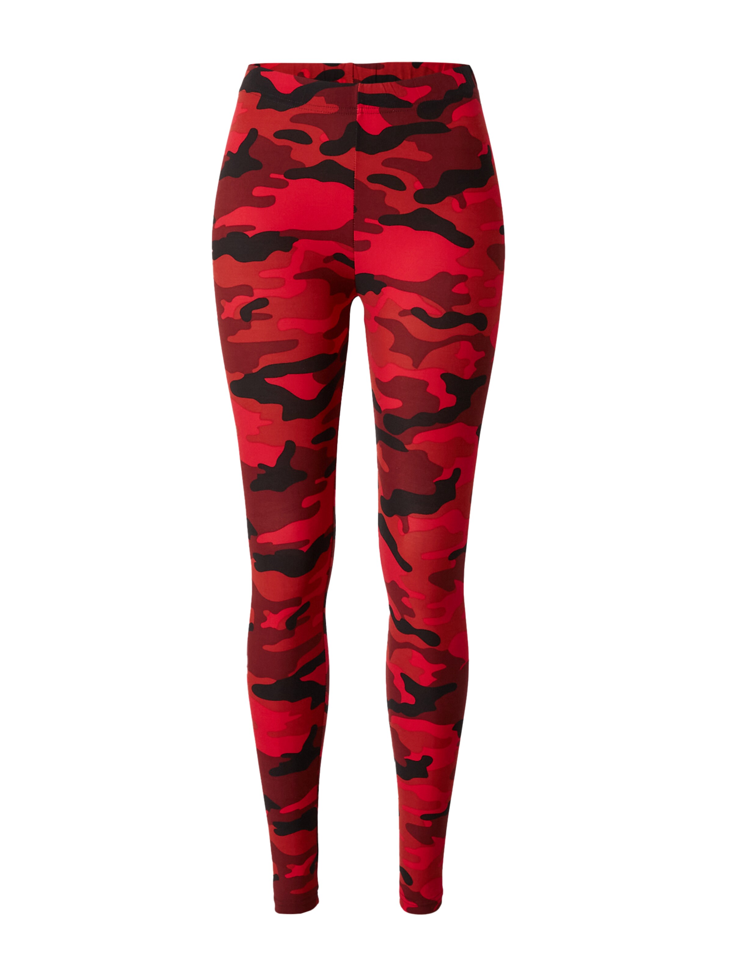 Urban Classics Leggings in Red: front