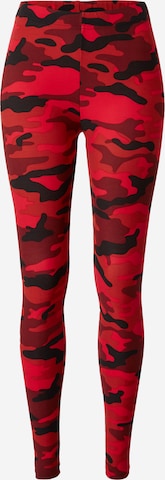 Urban Classics Leggings in Red: front