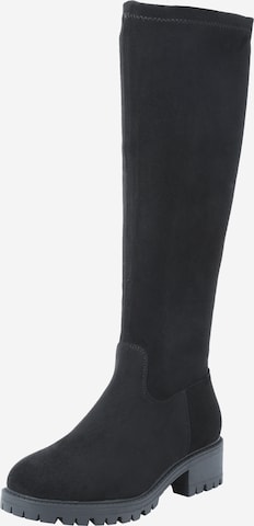 ABOUT YOU Boots 'Femke' in Black: front