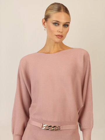 APART Knitted dress in Beige