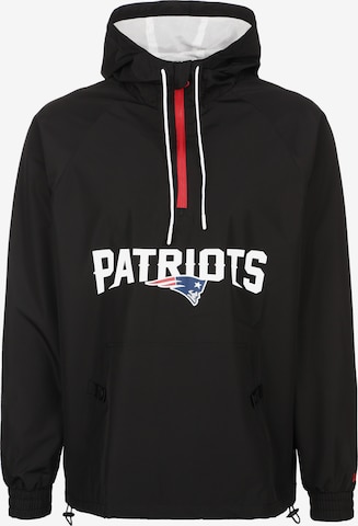 NEW ERA Jacke 'NFL Overlap Logo New England Patriots' in Schwarz: predná strana