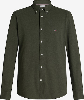 Slim fit Camicia di TOMMY HILFIGER in verde: frontale