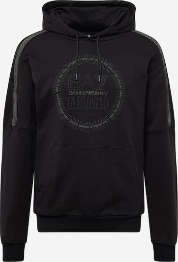 EA7 Emporio Armani Sweat-shirt en gris / noir, Vue avec produit