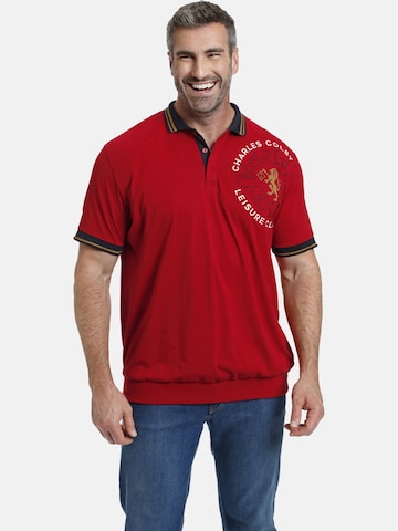 Charles Colby Shirt 'Earl Ethney' in Red: front