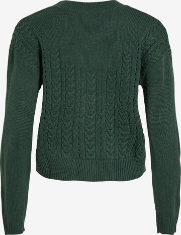 VILA Knit Cardigan 'Oa' in Green