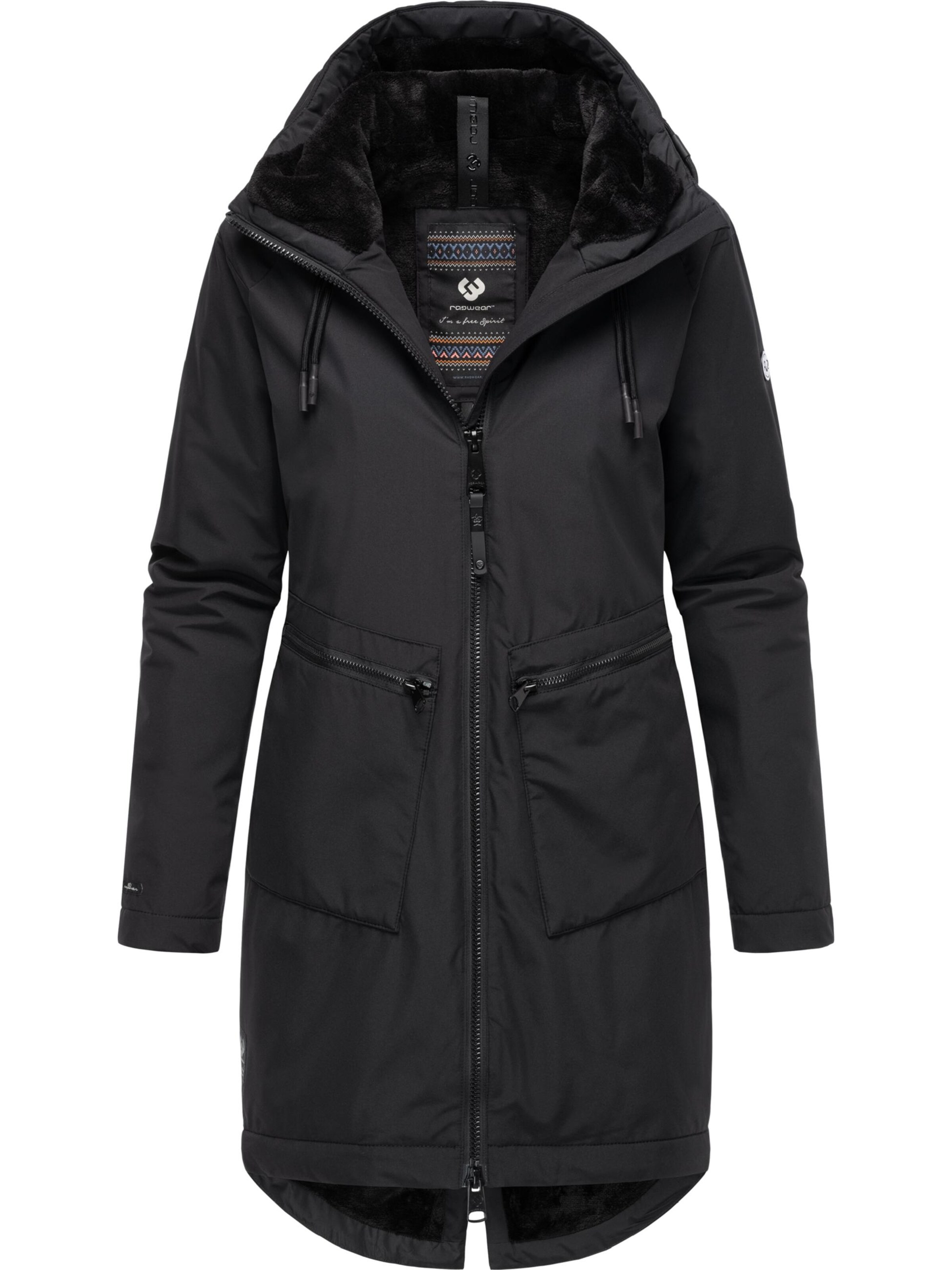 Cappotto invernale 'Holstic' di Ragwear in nero