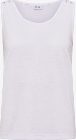 CECIL Top in Weiß: Vorderseite