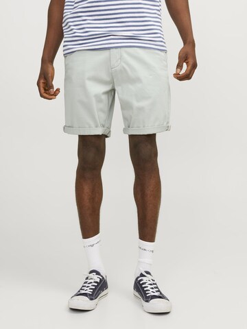 Regular Pantalon chino 'JJIBowie' JACK & JONES en vert : devant