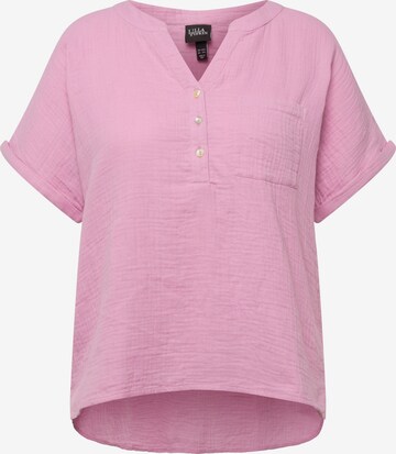 Ulla Popken Blouse in Roze: voorkant