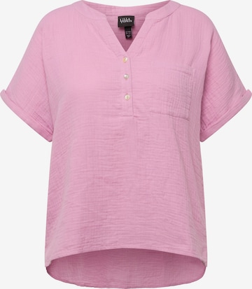 Ulla Popken Blouse in Roze: voorkant