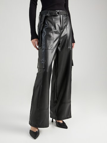 GUESS Regular Cargo Pants 'Gwen' in Black: front