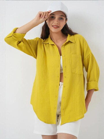Camicia da donna di Bigdart in giallo